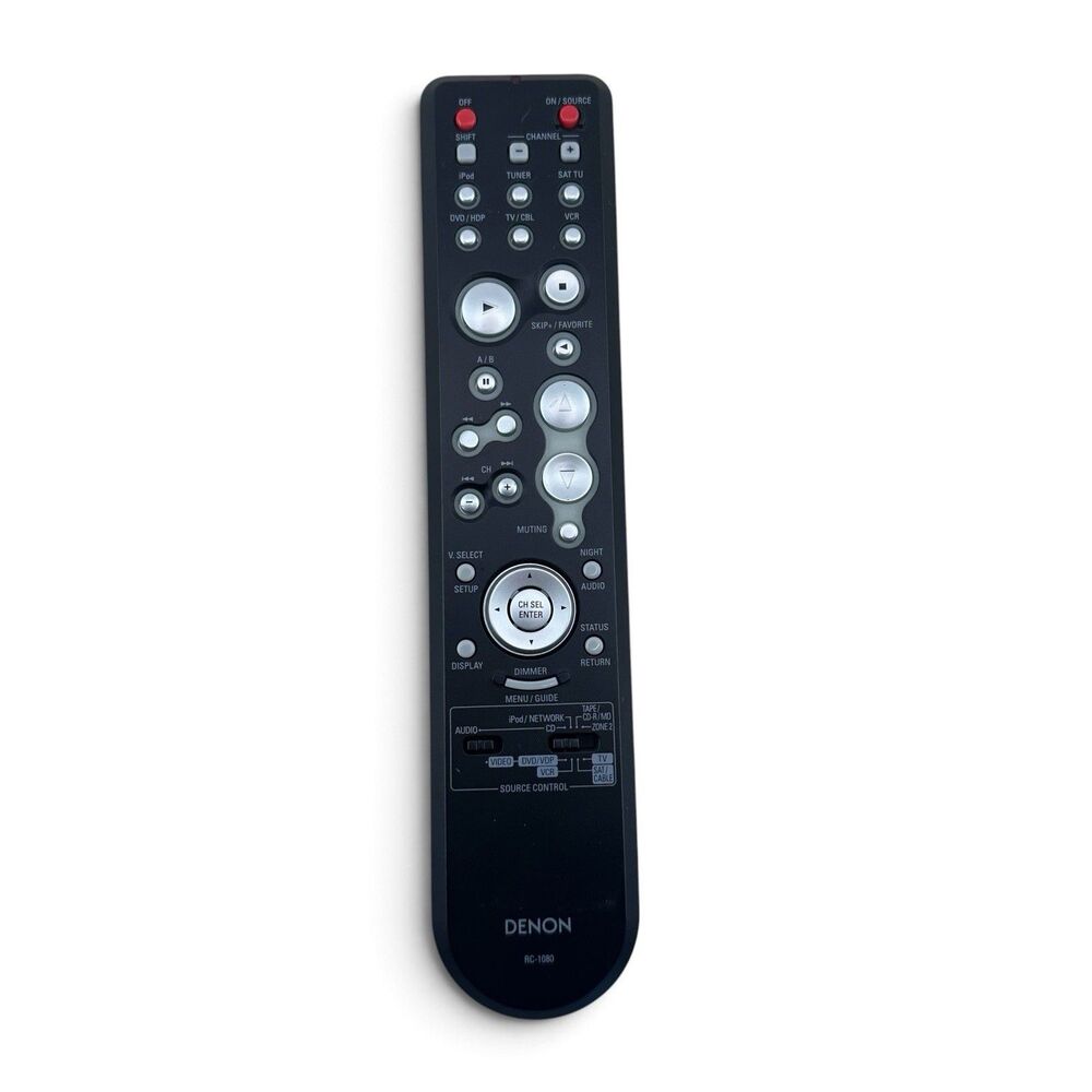 Genuine Denon RC-1080 Remote Control For AVR-888 AVR-2308CL AV Receiver TESTED